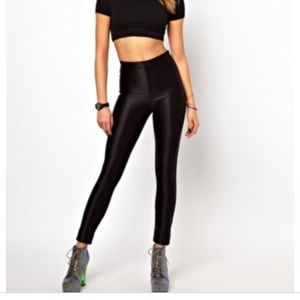 Black American Apparel disco pants